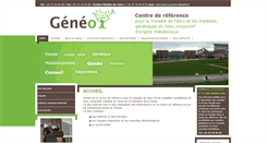 Desktop Screenshot of centre-geneo.com