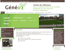 Tablet Screenshot of centre-geneo.com